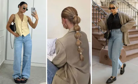 Cómo elevar tus jeans de todos los días y transformarlos en un outfit elegante Chicas usando jeans