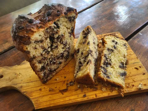 Adiós a los carbohidratos en las fiestas: receta de pan dulce sin gluten Pan dulce con chocolate, sin gluten