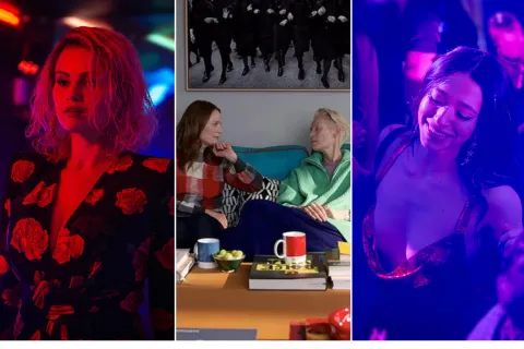Premios Oscar 2025: estas son las 10 películas que ya suenan como las favoritas a Mejor Película 3 fotosgramas de distintas películas: Emilia Pérez, La Habitación de al lado y Anora.
