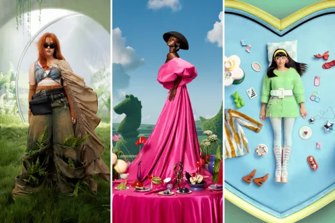 Predicciones 2025: esta es la tendencia de moda que deberías probar según tu signo del Zodíaco 3 mujeres vestidas con distintas tendencias de moda.