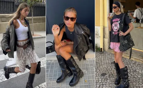 Cómodas y muy cancheras: 12 looks con botas biker, el calzado tendencia de la temporada Botas biker