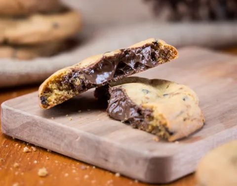 Cookies de nuez, Nutella y chips de chocolate: ricas, fáciles y ¡sin horno! cookies