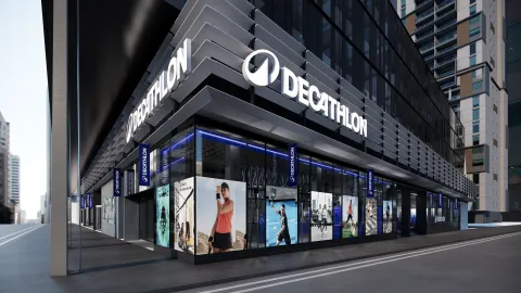 De Victoria's Secret a Decathlon: las marcas internacionales que abrirán locales en Argentina Una foto del frente del local Decathlon