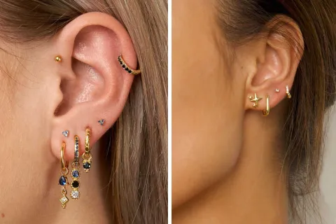 Adiós a los aros grandes: eston son los nuevos diseños minimalistas que vienen a reemplazarlos Los aros pequeños será lo nuevo en accesorios