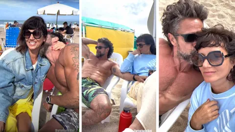 Griselda Siciliani y Luciano Castro publicaron imágenes de sus románticas vacaciones Griselda Siciliani y Luciano Castro están vacacionando en Mar del Plata
