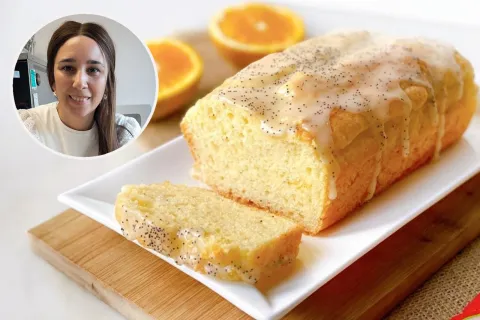 La receta de budín de naranja que sale bien esponjoso Receta de budín de naranja de la pastelera Carla Landa.
