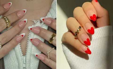 'Heart nails': los mejores diseños de uñas para el mes del amor uñas de san valentin