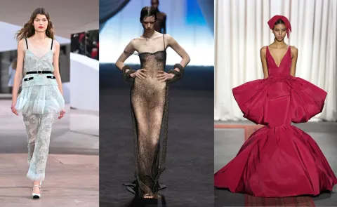 Paris Fashion Week FW25: las 10 tendencias que nos dejó la pasarela de Alta Costura Modelos en la pasarela de la semana de la alta costura de Paris FW25