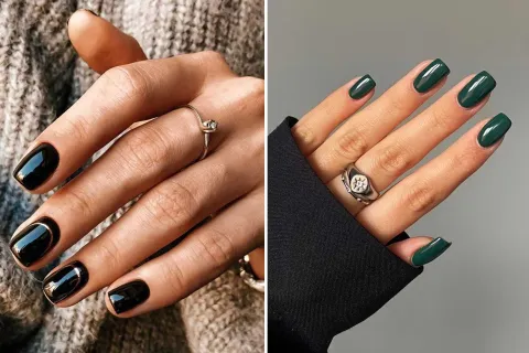 Dark nails: el diseño que será tendencia en 2025 Las dark nails se posicionan como la tendencia estrella en el diseño de uñas