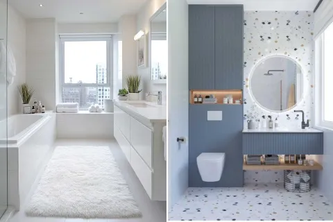 Delicados y elegantes: 10 baños de Pinterest para inspirarte En clave total white o con un poco de color, las propuestas son variadas si se trata de crear baños elegantes y delicados