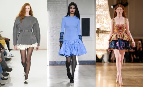 Las tendencias de London Fashion Week para este otoño invierno 2025 Los looks de pasarela en London Fashion Week 2025