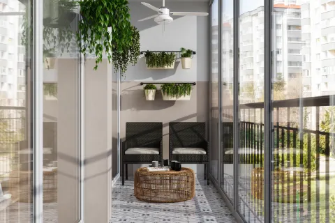 Con encanto y estilo: 10 ideas simples para decorar balcones muy pequeños Cómo decorar balcones muy pequeños.