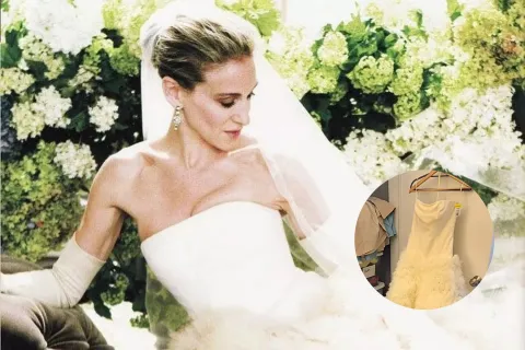 El vestido de novia de Sarah Jessica Parker en Sex and the City se vende a un insólito precio El insólito precio con el que encontraron al vestido de novia de Sarah Jessica Parker en Sex and the City