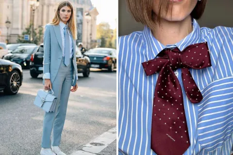 4 ideas sencillas para animarte a usar corbata en 2025 Las corbatas son el ítem de moda que marca tendencia en el street style.