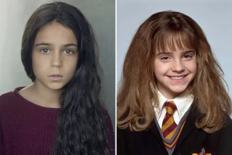 Harry Potter: así fue la audición de Arabella Stanton para convertirse en Hermione Foto de Arabella Stanton y Emma Watson.