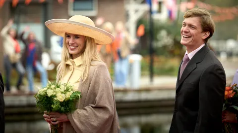 Las primeras imágenes de las hijas de Máxima Zorreguieta en la serie de Max Delfina Chaves y Tiziano Iachetti en la segunda temporada de Maxima.