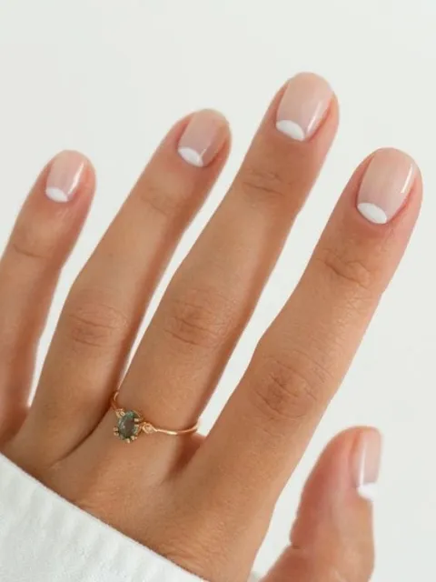 Elegantes y minimalistas: 20 diseños de uñas de Pinterest ideales para todos los días Los mejores diseños de uña en color blanco