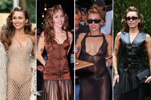 Los looks de Miley Cyrus que confirman las tendencias más jugadas en vestidos de fiesta Los looks de Miley Cyrus que confirman las tendencias más jugadas en vestidos de fiesta