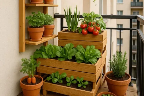 Mini huerta en el balcón: las plantas comestibles más fáciles para espacios chicos Mini huerta en el balcón: las plantas comestibles más fáciles para espacios chicos