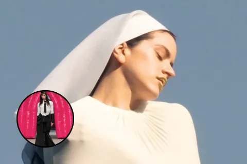 Rosalía lució una marca argentina al presentar su nuevo disco: así es la falda de Blackmamba.