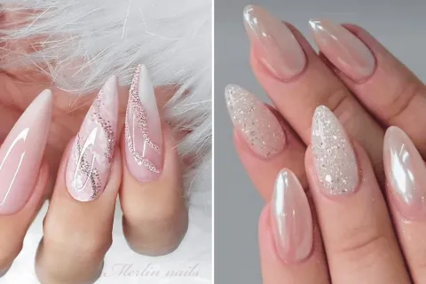 Uñas con brillos: 10 diseños súper cancheros para la primavera Uñas con brillos: 10 diseños súper cancheros para la primavera.