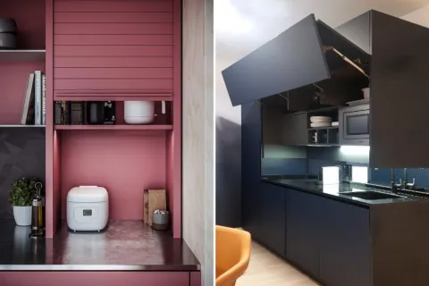 Cocinas Invisibles: la nueva arquitectura de diseño sin muebles que oculta electrodomésticos Fotos de cocinas invisibles.