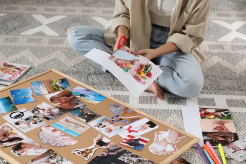 Vision board: la tendencia ideal para inspirarte en el nuevo año.