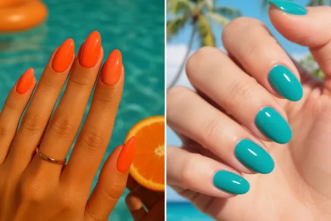 Colores de uñas que hacen ver la piel más bronceada.