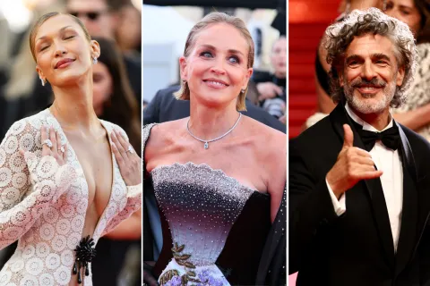 Bella Hadid, Sharon Stone y Leo Sbaraglia deslumbraron en Cannes con sus looks Bella Hadid, Sharon Stone y Leo Sbaraglia deslumbraron en Cannes con sus looks.