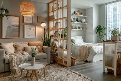 Cómo decorar un monoambiente alquilado sin hacer reformas Vivir en un monoambiente alquilado no tiene por qué ser sinónimo de espacios impersonales o soluciones provisionales.