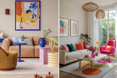 Dopamine decor: la tendencia que desafía al minimalismo y apuesta por el color que te hace feliz Dopamine decor: la tendencia que desafía al minimalismo y apuesta por el color que te hace feliz.