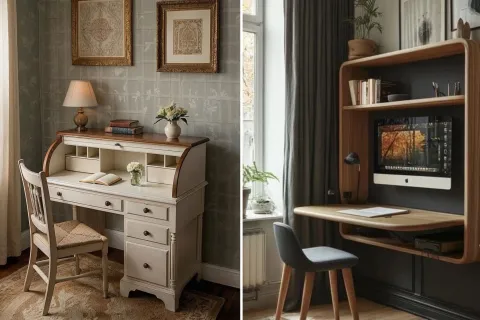 Escritorio secreter: el mueble vintage que conquista los departamentos modernos esta temporada Escritorio secreter: el mueble vintage que conquista los departamentos modernos esta temporada.