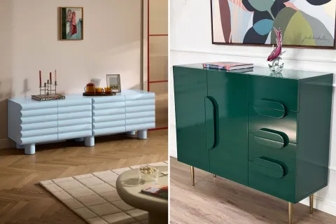 Adiós a los muebles laqueados mate: la textura que es tendencia en deco este invierno 2026 Muebles 2026: la laca brillante vuelve como la estética más luminosa del invierno.