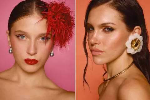 MAKE UP TRENDS: las propuestas de los maquilladores más exclusivos dos mujeres con tendencias de maquillaje