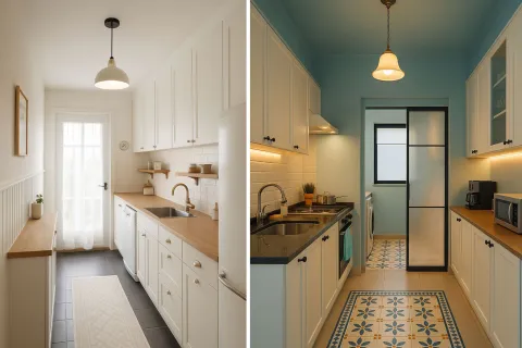 Cocinas en pasillo: ideas para que se vean más amplias y luminosas Sin-título-1.jpg