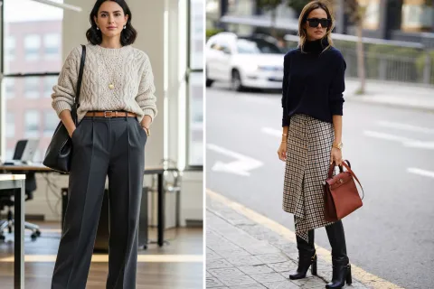 Semana polar en Buenos Aires: 3 looks súper calentitos para ir a trabajar Más allá del look elegido, los especialistas recomiendan aplicar la técnica de las capas.