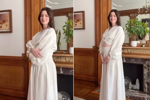 Anne Hathaway anunció que está embarazada de su tercer hijo: así reveló la noticia Anne Hathaway embarazada video de Instagram