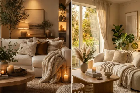 Soft living: cómo crear espacios que inviten a descansar y desconectar livings tranquilos en colores neutros y que invitan al descanso