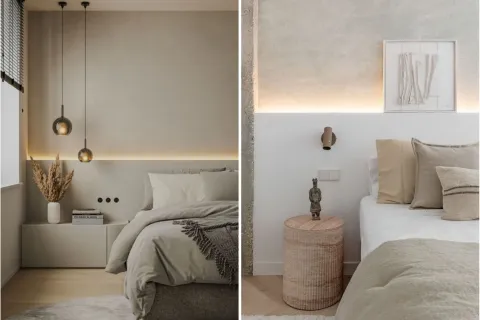 Ni respaldo tapizado ni de madera: la tendencia elegante que transforma los dormitorios en 2026 Ni respaldo tapizado ni de madera: la tendencia elegante que transforma los dormitorios en 2026
