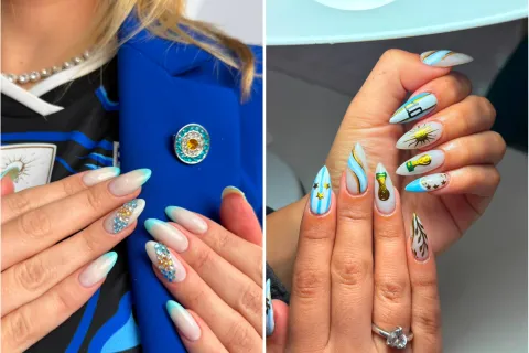 Los mejores diseños de uñas para alentar a la Selección Argentina.