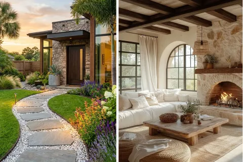 Las tendencias de decoración para 2026 apuestan por materiales más cálidos y naturales en los exteriores.