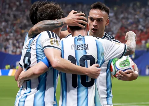 Imagen de la selección argentina.