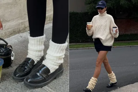 Polainas y calentadores: el accesorio retro que volvió para el frío extremo
