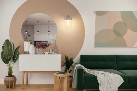 Dónde poner un espejo en el living para que quede bien y no sea un error de decoración Foto de espejo.