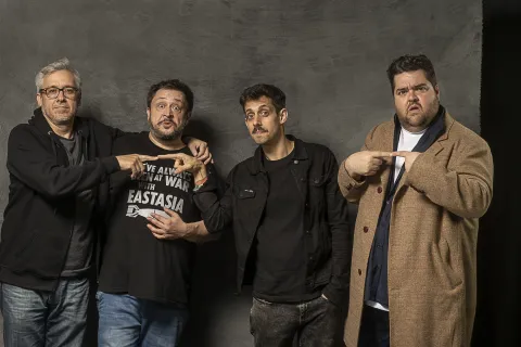 Se estrenó "Canelones": Rada y Barassi son Casciari y Chiri en una película que desafía las reglas del cine Equipo Canelones