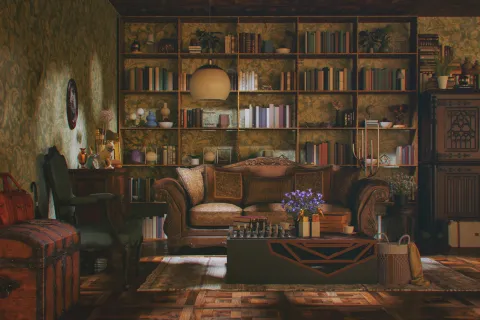 Dark Academia: la nueva tendencia en la decoración inspirada en las librerías y las universidades Foto del estilo de decoración que apuesta por casas con historia.