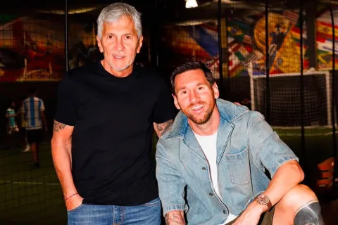 Lionel Messi despidió a su papá Jorge con un mensaje desgarrador: “No sé qué voy a hacer sin vos” Lionel Messi y su padre jorge Messi