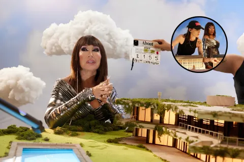 Cómo se diseñó el arte de Moria: los objetos y colores que cuentan décadas de historia de la diva Foto de Lola Cafardo, directora de arte de Moria, la serie de Netflix.