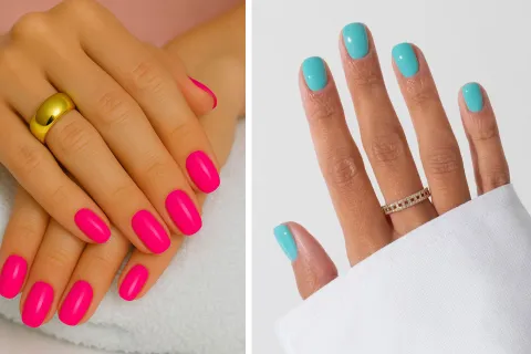 Efecto manos bronceadas gracias a las uñas: qué colores de esmaltes buscar para lograr la manicura del verano Dos opciones de uñas de verano