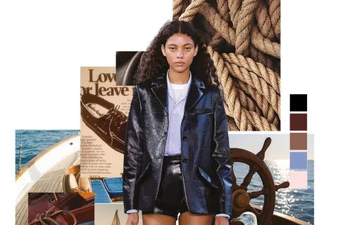Tendencias de primavera: boat shoe es el calzado más cómodo de la temporada Un collage de la nueva tendencia de boat shoe